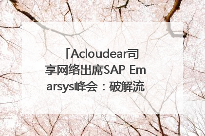 Acloudear司享网络出席SAP Emarsys峰会：破解流量困局，驱动精准增长